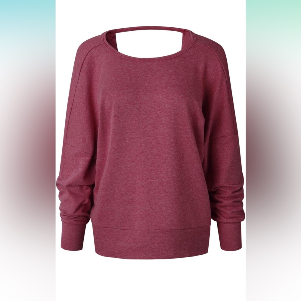 Women’s open back top. NWOT. Smoke free home
